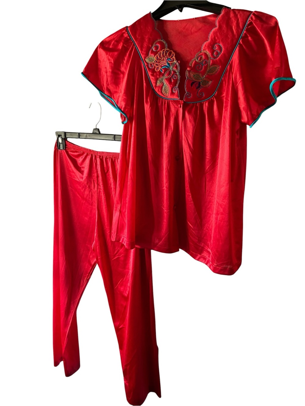 Vanity fair vintage pajamas pant set small petite lounge set